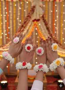 Mehndi Mayoon – Nouveaux ensembles de bracelets artisanaux en perles de quartz et broderies géométriques pour femmes, en plastique écologique, personnalisables - Product Image 2