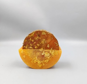 Multicolour Epoxy Resin Tea <b>Coaster</b> <b>Set</b> Personalized For Table Decoration Dinnerware Wine Coffee Drink Mats & Pads Placemet - Product Image 4