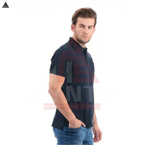 Venta Directa de Fábrica, Polo Suave Personalizado, Polo de Golf para Hombre de Talla Grande, Cuello Alto Acanalado, 100% Algodón, Camisetas Polo para Hombre - Product Image 5