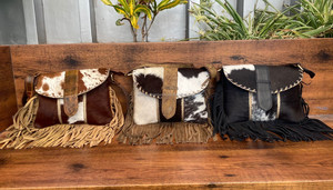 2024 nouveauté usine en gros femmes en cuir de vachette bandoulière sac à franges à la mode en cuir véritable de luxe sacs à bandoulière - Product Image 4