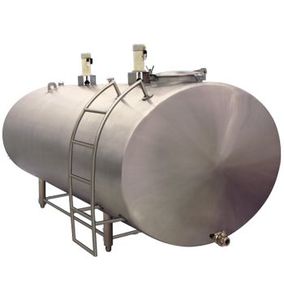Tanque de Enfriamiento de Leche de Acero Inoxidable |   Tanque de Almacenamiento de Leche Refrigerado con Tuberías Sanitarias para Granjas y Procesamiento de Leche - Product Image 1
