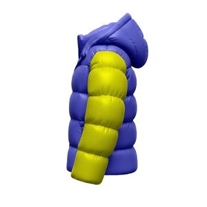 Manteau d'hiver pour femme, parka longue en duvet de canard avec grand col en fourrure, chaud, noir, style streetwear, manteaux et vestes pour femme - Product Image 2