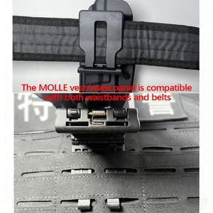 Hoogwaardige Tactische Plastic Stalen Pistoolholster Onderhoudt Iwb Zwart Verborgen Jachtaccessoires - Product Image 5