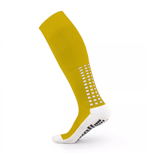 Yellow Knee High Sports <b>Socks</b> Breathable Knitted Men's Gym Workout <b>Socks</b> with Grip Sole Summer Style - Product Image 2