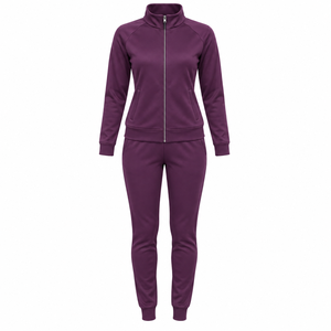 OEM Women's <b>Crop</b> <b>Top</b> <b>Sets</b> High Quality Custom Logo Design Streetwear Hooded Long <b>Tops</b> Tracksuits Winter - Product Image 2