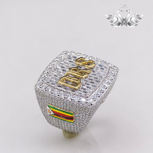 Custom Hip Hop <b>Rapper</b> Jewelry Moissanite Diamond Pendant <b>Chain</b> Set for Men - Product Image 4