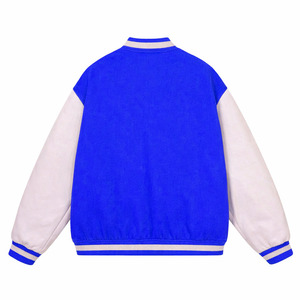 Chaqueta Varsity Personalizada OEM para Hombre, Diseño a Cuadros, Estilo Casual, Cierre de Cremallera Frontal, Corte Regular, Impermeable, Transpirable, para Invierno - Product Image 3