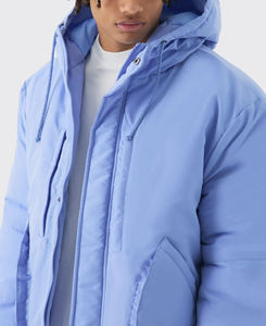 Veste matelassée pour homme, article très vendu, doudoune d'hiver de haute qualité, légère, avec logo personnalisé imprimé. - Product Image 3