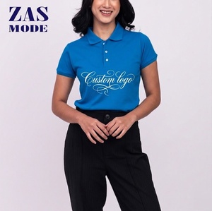 Nueva llegada: Camiseta polo de lujo ligero para mujer, de secado rápido, con aislamiento térmico, superconductora, de manga corta, informal, hecha en Bangladesh. - Product Image 1