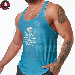 Custom Printed New Trendy Pro Training Lightweight With Best Supplier Comfortable Breathable Durable Workout Fitness <b>Singlets</b> - Product Image 2