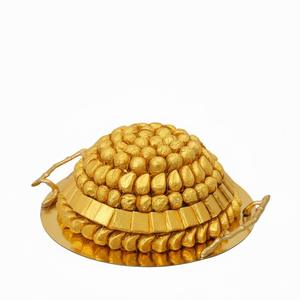 Plateau de service luxueux pour chocolats et bonbons, plateau en métal argenté de la plus haute qualité pour célébrations, mariages ou fêtes - Product Image 2