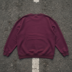 Sweat-shirt d'hiver surdimensionné à col rond en polaire polyester/coton pour homme, coupe ample, 500 GSM - Product Image 2