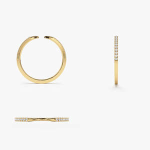 Bague de mariage en argent sterling 925, design unique, moissanite élégante, bague délicate, bijoux de mariée pour anniversaire, parfaite pour les fêtes - Product Image 4