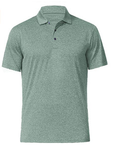 Camisa de Golf de Alta Calidad para Hombre, Diseño Personalizado, Transpirable, Tejida, con Patrón Sólido Elegante, Antiarrugas, con Logotipo Personalizado, Ropa Casual - Product Image 2