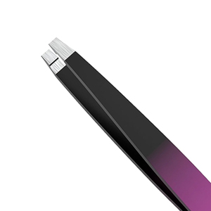 Pinzas para Cejas de Acero Inoxidable con Logotipo Personalizado, Punta Inclinada, para Depilación de Cejas, Reutilizables, Ligeras, OEM - Product Image 3
