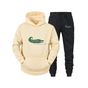 Survêtement de Jogging en coton pour hommes, impression personnalisée, broderie, survêtement d'entraînement en plein air, meilleure qualité - Product Image 1