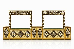 King International Modern Classic Luxury Illuminated Stainless Steel Buffet Counter <b>Decorative</b> <b>Arch</b> Frame for Hotel Restaurant - Product Image 6