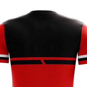 Camiseta de Fútbol para Hombre, Sublimación al por Mayor, Precio Económico, Poliéster Antibacterial, Secado Rápido, Protección UV, Cuello Redondo, Deportiva - Product Image 6