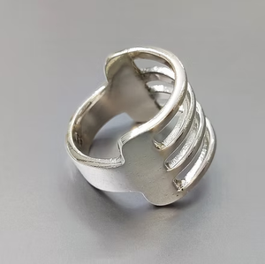 Dainty Handmade Polished 925 <b>Silver</b> <b>Plain</b> Band Comfort Fit <b>Ring</b> Daily Wear And Any Occasion - Product Image 3