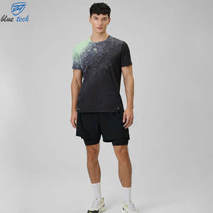 Conjunto Deportivo para Hombre de Tallas Grandes con Logotipo Personalizado, Camiseta sin Mangas y Pantalones Cortos de Entrenamiento, Ropa Deportiva para Gimnasio, Servicios OEM - Product Image 1