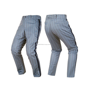 Pantalon de softball professionnel pour homme avec logo imprimé personnalisable Vêtements de sport avec doublure et passepoil latéral Vêtements d'équipe classiques - Product Image 1