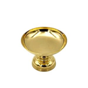Plateau de piédestal en laiton authentique de 6 "Style thaïlandais traditionnel élégant pour la décoration de restaurant à la maison. Cadeau souvenir différentes tailles disponibles - Product Image 5