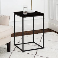 Table basse pliable en aluminium doré, fabrication artisanale, luxe contemporain, pour la maison, salon, meubles