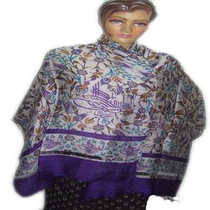 Écharpes de créateur 100 % soie légères, imprimées sur mesure, pour le printemps, style décontracté musulman, vente en gros - Product Image 5