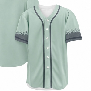 Newest Style Custom Adult Baseball Jersey Printed Custom Logo Durable 100% Polyester High Quality Breathable Quick Summer <b>Half</b> - Product Image 3