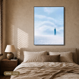 Peinture murale de luxe en soie, très demandée, pour la décoration intérieure, motif phare, en tissu de soie fait main, Vietnam OEM ODM - Product Image 6