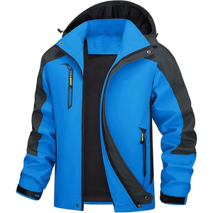 <b>Men</b> Lightweight Windbreaker <b>Jacket</b> Soft Comfortable Casual Outdoor Zip Front Breathable Regular Fit Everyday Outerwear - Product Image 3