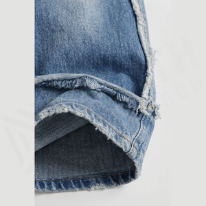 Nuevos Jeans de Corte Bootcut de Tiro Bajo Transpirables 2025 para Hombre, Jeans de Mezclilla de Corte Holgado, Celana Pria, Jeans Personalizados - Product Image 4
