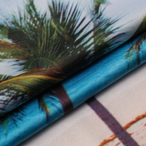 T-shirt personnalisé pour homme, coupe ajustée, manches courtes, imprimé feuilles tropicales, col rond, respirant, tricoté, décontracté, pour l'été - Product Image 6