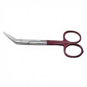 Pinces à disséquer et ciseaux à iris en titane Micro ciseaux chirurgicaux ophtalmiques droits et coudés Instruments médicaux - Product Image 1