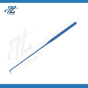 Emmet Straight Hook 25cm, instrument chirurgical ophtalmique réutilisable en acier inoxydable pour la microchirurgie oculaire de précision et les applications cliniques - Product Image 5