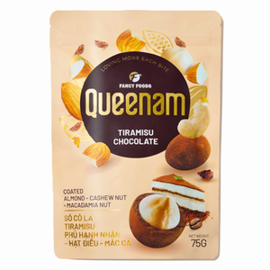 Fancy Foods Dragee Venta al por Mayor Directa de Fábrica 75G Tiramisú con Chocolate, Almendras, Anacardos y Nueces de Macadamia HALAL OEM/ODM ¡Oferta Caliente! - Product Image 1