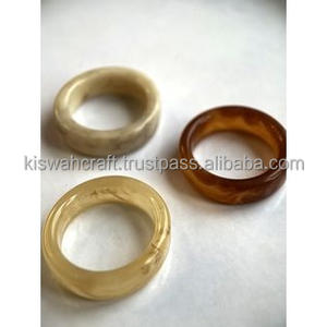 Anillos de Dedo Hechos a Mano de Estilo Clásico de Resina Sin Plomo Más Populares, Color y Tamaño Personalizados, el Mejor Pulido, Nuevo Diseño Americano Unisex - Product Image 4