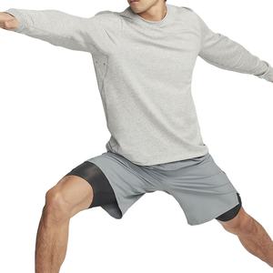 เสื้อยืดคอกลมแขนยาวแฟชั่นสำหรับผู้ชายเสื้อยืดคอกลมแขนยาวผ้าคอตตอนออกแบบได้ตามต้องการ - Product Image 2