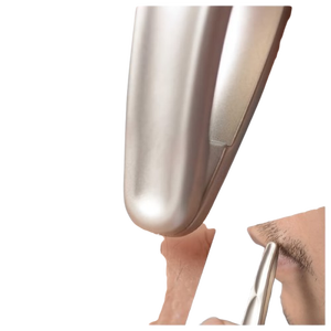 Professional Round Tip Eyebrow Tweezers Stainless Steel Precision Hair <b>Removal</b> <b>Tool</b> Durable Modern Design 9cm Length - Product Image 2