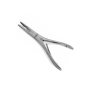Rongeur à os Ruskin en acier inoxydable 7 pouces, instrument chirurgical manuel certifié CE Classe I - Product Image 1