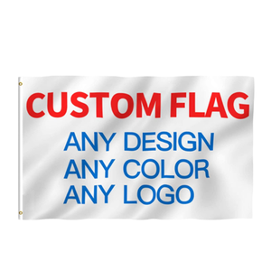 Drapeaux nationaux personnalisés en polyester imprimés numériquement à bas prix pour l'assurance automobile, 50 pays pour l'agriculture - Product Image 3