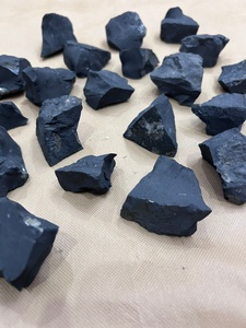 Shungite brute, cristal de guérison naturel, pierre brute, Reiki, chakra, méditation, protection énergétique, décoration de la maison, pierre cadeau - Product Image 3