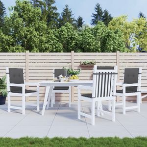 Cuscini per sedie con schienale basso in tessuto Melange antracite 39.4 cuscini e cuscini esterni "x 19.7" x 1.6" - Product Image 3