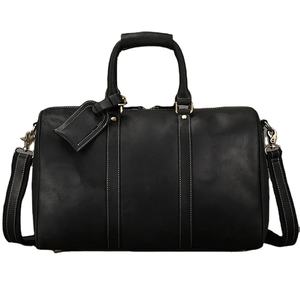 Nesitu Highend New Vintage Brown Black Genuine Crazy Horse Leather Business <b>Men</b> Travel <b>Bags</b> Shoulder <b>Messenger</b> Duffle <b>Bag</b> - Product Image 4