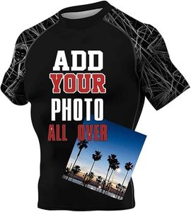 Rashguard personnalisé pour homme, qualité supérieure, idéal pour le BJJ, le Judo, la course à pied, l'entraînement, en polyester, compression, kimono de Jiu-Jitsu - Product Image 3