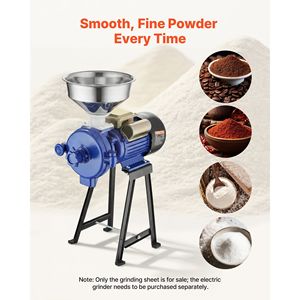 2 Pezzi Macinino Elettrico per Cereali con Dischi di Macinazione in Marmo per Lavorazione a Secco e Umido, Piastre di Ricambio Compatibili per Macinazione a Secco e Umido - Product Image 6