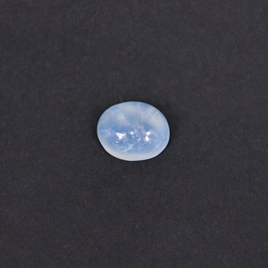 Aigue-marine naturelle 5,2 carats 12x10mm forme ovale cabochon pierre précieuse non montée - Product Image 3