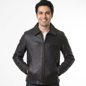 Chaqueta de Cuero PU para Hombre, Estilo Motero, Otoño-Invierno 2026, Negra, Abrigo para Exteriores - Product Image 6