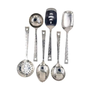 Ensemble d'ustensiles de cuisine en acier inoxydable, spatule de cuisson argentée, spatule à retourner, best-seller - Product Image 3
