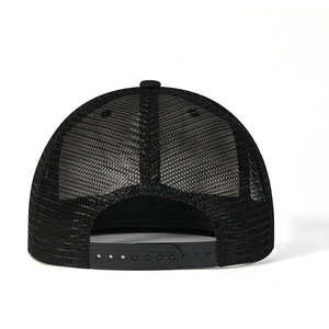 Blank Trucker Hat Mesh Back Adjustable <b>Snapback</b> 6-Panel Design <b>Cap</b> Custom Logo Wholesale Supplier OEM ODM - Product Image 2
